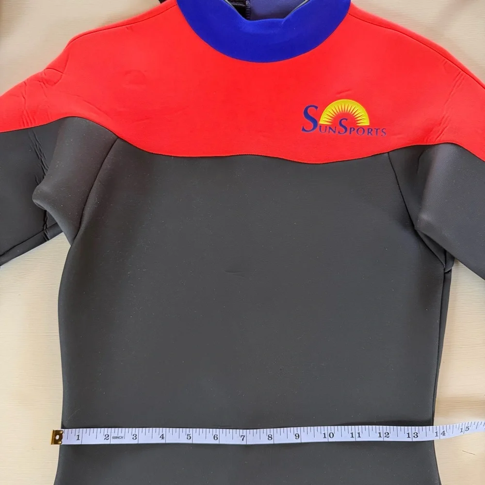 Sun Sports Short Sleeve Wetsuit Women’s Medium‎ Colorblock Surf Swim Suit